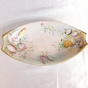 Hutschenreuther Oval Hand Decorated and Signed Tray # 10216